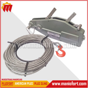 Tirfor o Polipasto Manual de Cable